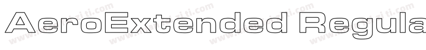 AeroExtended Regular字体转换